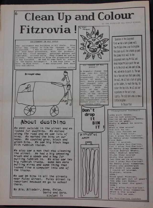 Page 6 Fitzrovia News no 49 July 1990
